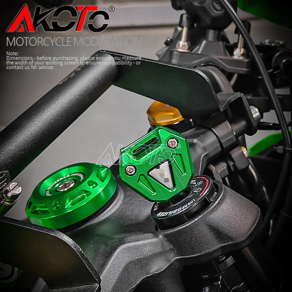 Motorcycle Accessories Key Cover Case Shell Ring Protection Keychain For KAWASAKI NINJA ZX4R ZX4RR ZX25R ZX-4R ZX-4RR ZX25RR