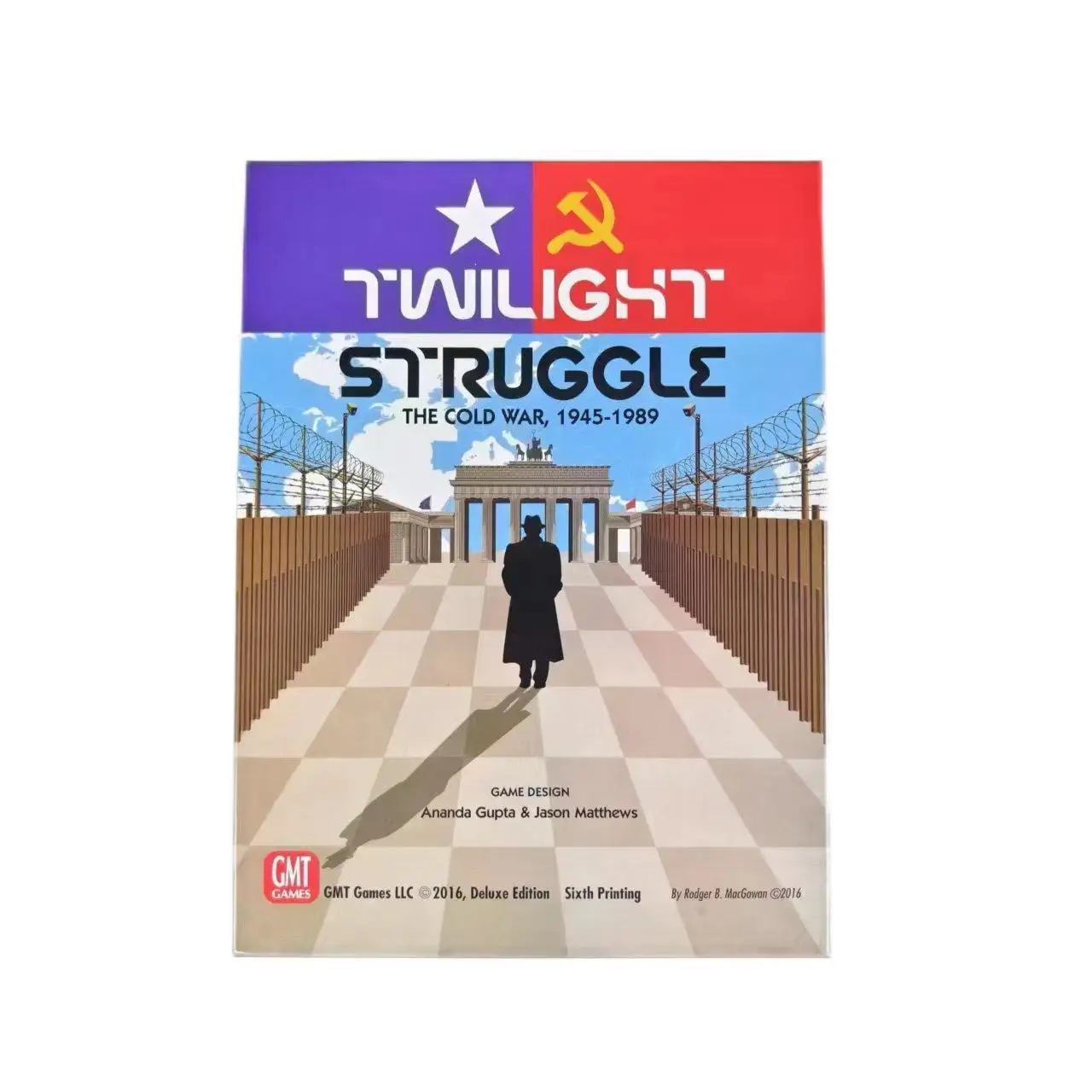 Twilight Struggle Cold War Strategy Board Game 2 Players - Epic 3-Hour Historical Simulation for Adults & Advanced Gamers