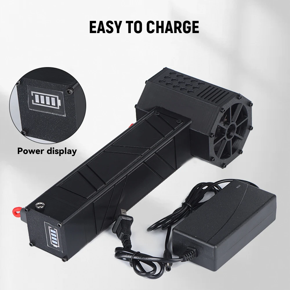 Violent Turbo Fan 64mm Brushless Motor 1400g Thrust Electric Strong Dust Air Blower 12 Blade Handheld Turbo Jet Fan for Keyboard