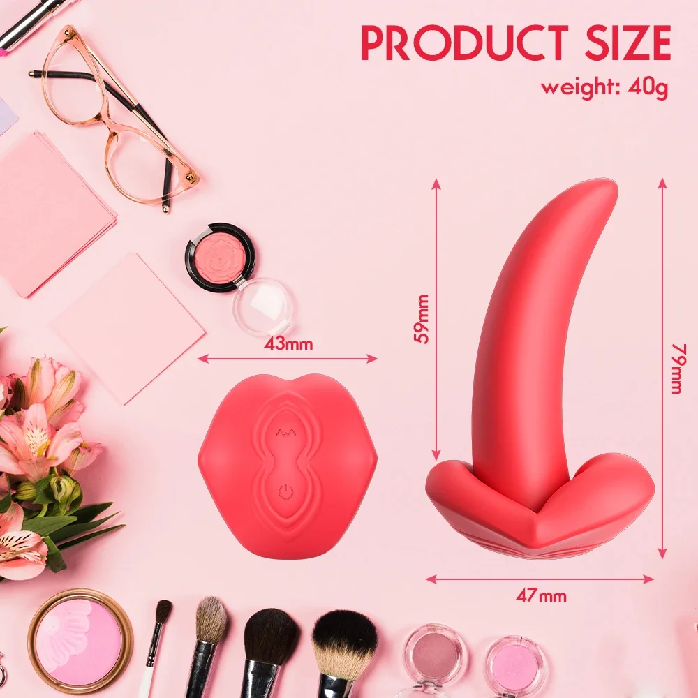 Remote Control Tongue Licking Vibrator Female Vaginal Oral Clitoris Stimulator G Spot Massager Adult Goods Sex Toys for Women