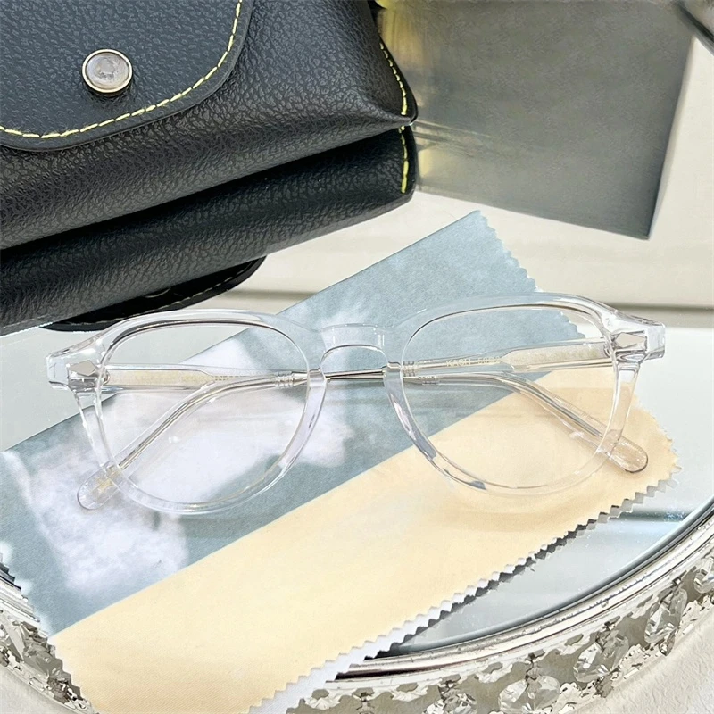 Clear Oval Glasses KASH Female Women Glasses Frame Men Retro Prescription Eyeglasses Computer Fashion Luxury Brand Male Shades