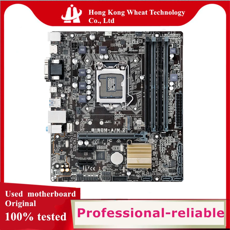 For Intel B150 B150M-A/M.2 motherboard Used original LGA 1151 LGA1151 DDR4 64GB USB2.0 USB3.0 SATA3 Desktop Mainboard