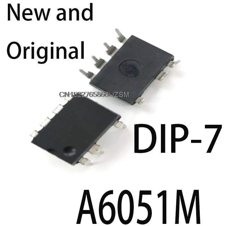 5PCS New and Original STR-A6051M DIP-7  DIP7 A6051 DIP STR-A6051 STRA6051 A6051M