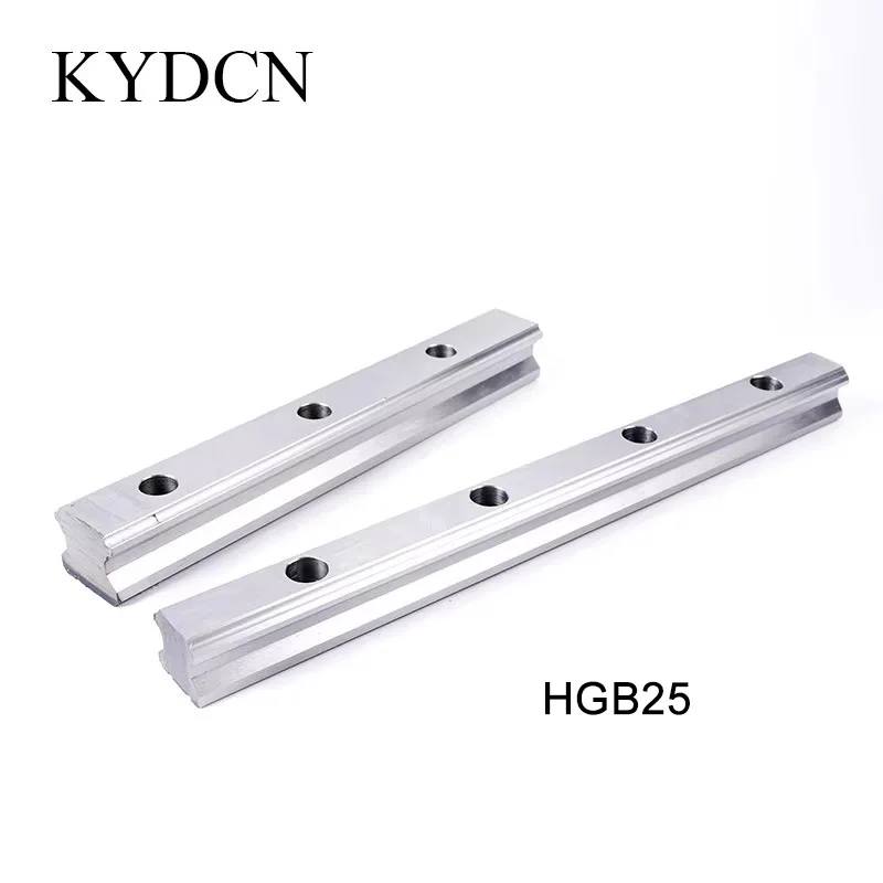 KYDCN 1PC 200 250 300 350 400 450 500 550mm HGR25 Linear Rails CNC Guides Linear Guide For CNC Router Engraving