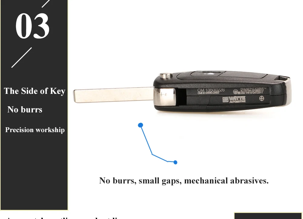 Jingyuqin 315/433MHz ID46 KeylessGo Smart-Remote Schlüssel für Chevrolet Cruze Aveo Orlando Trax Lacrosse Encore Regal Verano 2/3/4/5B – Detail 8