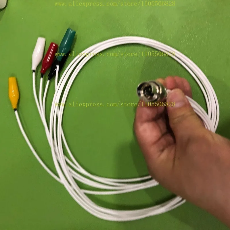 1PCS Brand new genuine CHI760E workstation electrode connection wire cro codile mouth clamp wire 5-wire, plug 6-pin