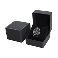 Lnofxas – coffret cadeau noir pour montre unique, avec oreiller, présentoir de montre-bracelet en cuir PU, organisateur pour hommes 1