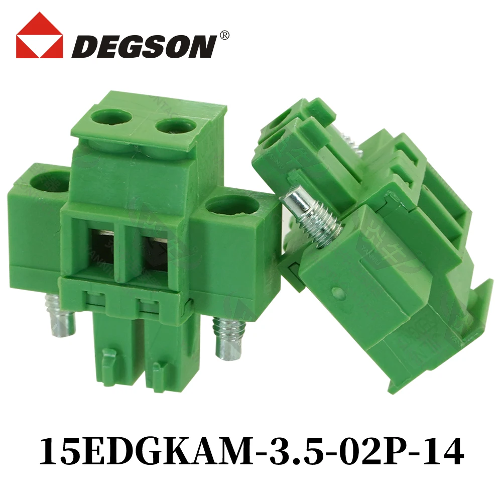 

DEGSON 15EDGKAM-3.5-04P-14-00ZH 15EDGKAM-3.81 Сменные клеммные колодки для печатных плат KF15EDGKAM 2P-12P MCVR1.5-STF Контакт Phoenix