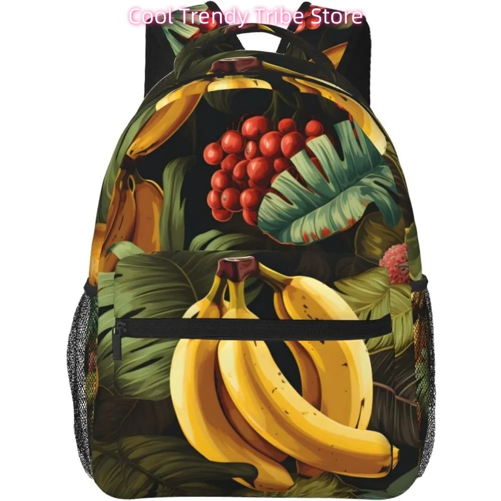 

Сумка для ноутбука «Снова в школу», милый легкий рюкзак с бананом для ноутбука, легкий многоцелевой дорожный повседневный рюкзак унисекс для колледжа