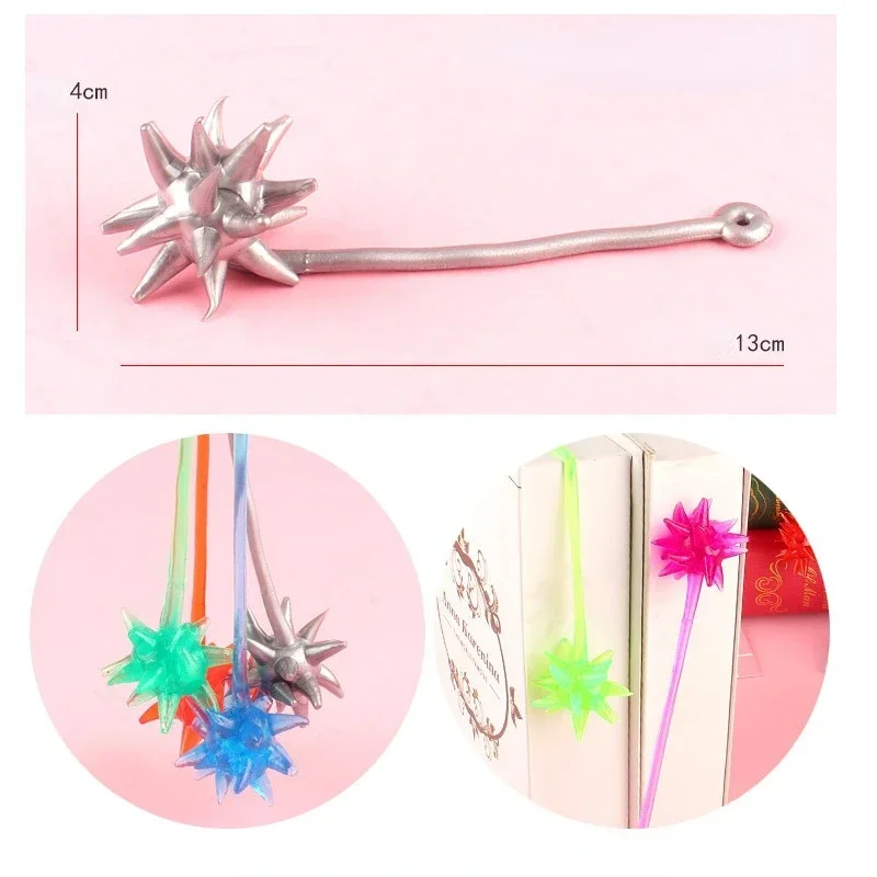 10 pz Bambini Bambini Elastico Giocattolo Appiccicoso Mani Arrampicata Parete Spina Palla Giocattolo Appiccicoso Bomboniere Per Bambini Scherzi Giocattoli Colore Casuale