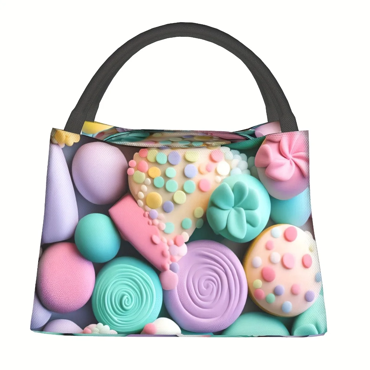 Portable Insulated Lunch Box, Lunch Bag, Reusable Thermal Food Container, Bento Bag, Leak-Proof Insulated Cooler Bag, Food Bag