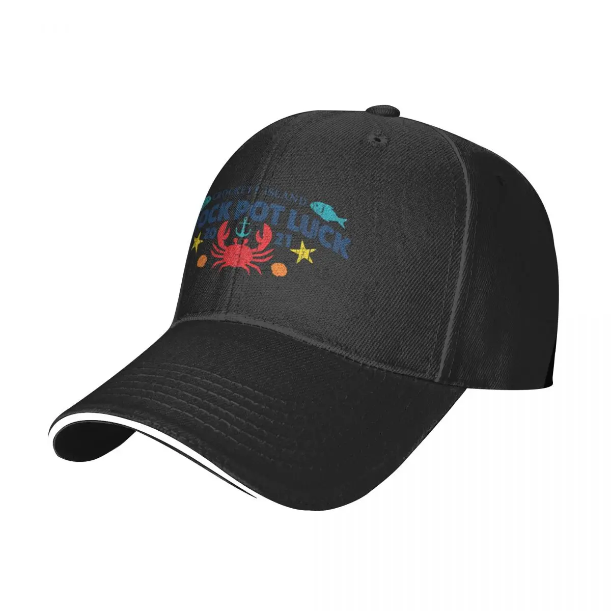 Crockett Island Crock Pot Luck (Variant) Baseball Cap Trucker Cap Anime Hat Beach Men Hats Women's