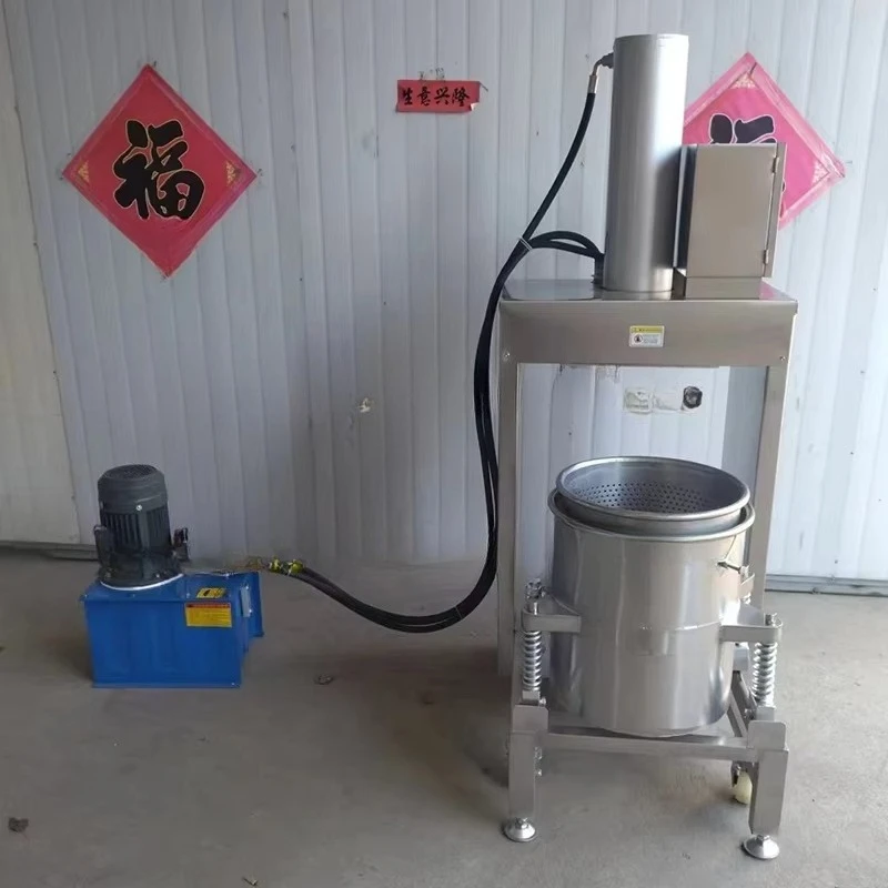 Afbeelding 4: 30L 300L Hydraulische RVS Druivenpersmachine Fruitpersmachine