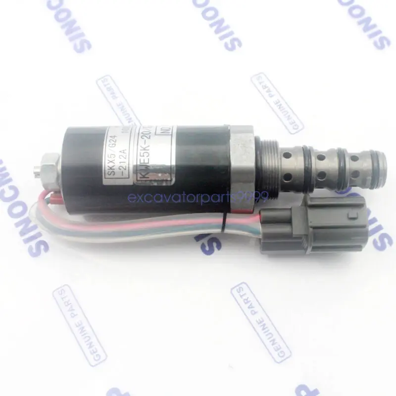 1pc SKX5/G24-212A KWE5K-20/G24D12A Hydraulic Pump Solenoid Valve for Kobelco SK120-2 SK200-2 SK200-3 SK200-5 w/ 3 Month Warranty