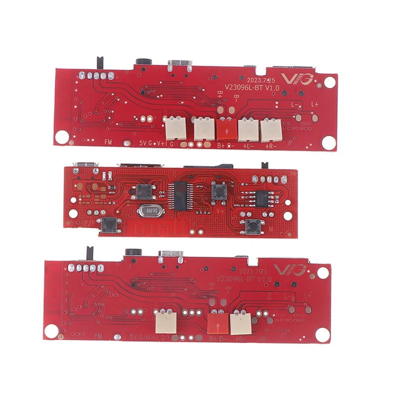 Placa de circuito de Audio Bluetooth con cables, módulo amplificador Bluetooth, módulo Bluetooth DIY con puerto de carga