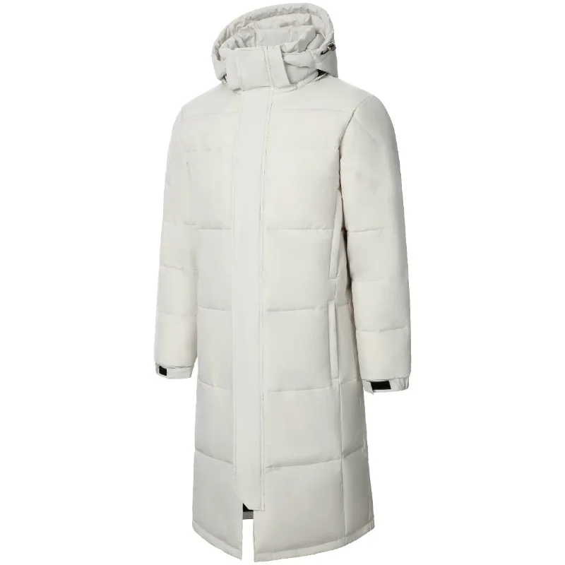 Neue Winter Männer Mit Kapuze Lange Puffer Jacken Ente Unten Mäntel Hohe Qualität Männlichen Casual Warme Parkas Paare Outdoor Winddicht Jacken