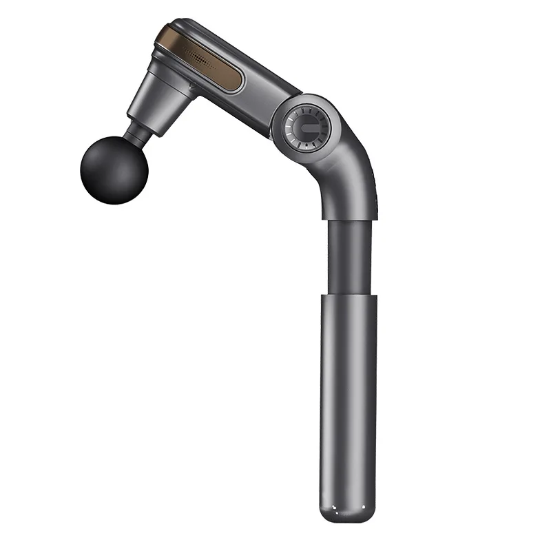 

New product intelligent electric fascia gun foldable telescopic massage hammer high frequency vibration deep relaxation muscle