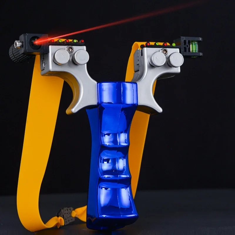 Laser Slingsshot Shooting High Precision Sling Outdoor Hunting Slingshot Original Power for Hunting Precision Catapult