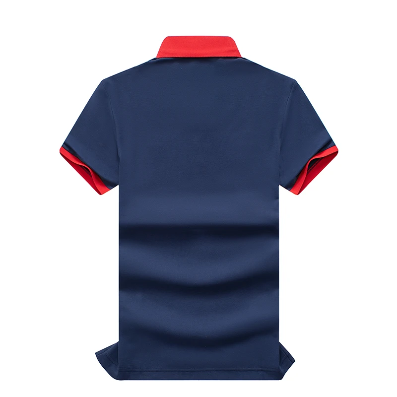 TS Men's Golf Polos Short Sleeve Casual Moisture Wicking Collar T-Shirts Male Clothing for Sports