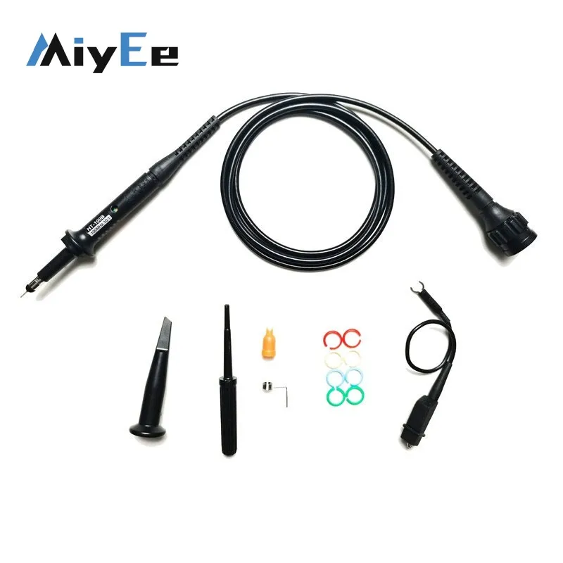 Hantek 100MHz 600V Oscilloscope Passive Voltage Probe, 1X?10X Switchable Attenuation, BNC Interface Test Probe for Oscilloscope