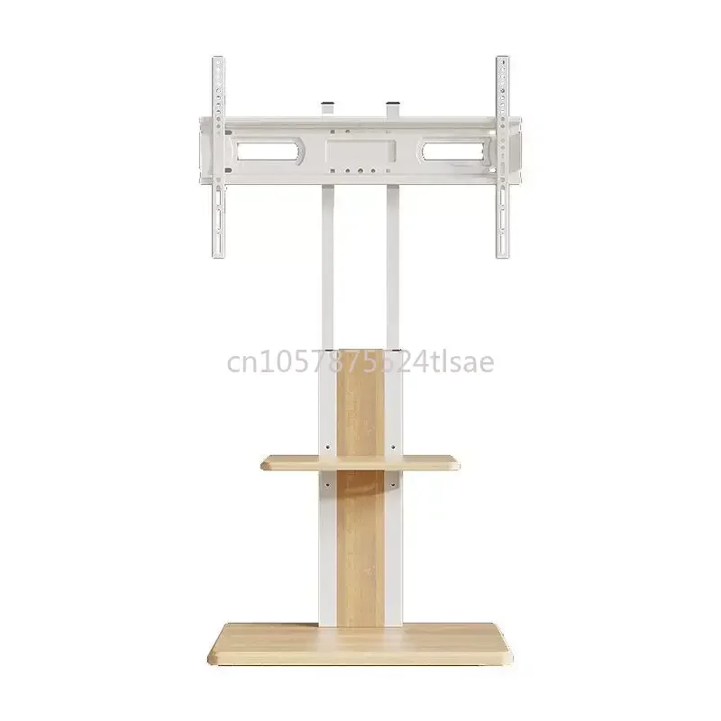 دعامات أرضية للتلفزيون، حامل متنقل للتلفزيون، حامل عربة عمودي، حامل متنقل، عربة أرضية للتلفزيون 26 بوصة - 75 بوصة #2