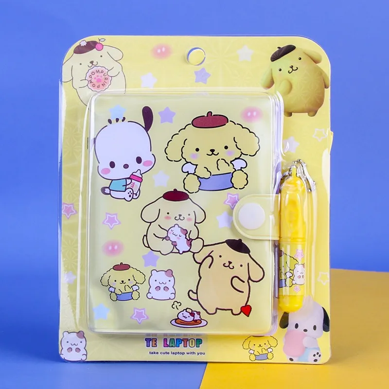 Sanrio notes Notebook Anime Kuromi Cinnamoroll melodia MINI przenośna księga przybory szkolne prezenty dla dzieci papeterii