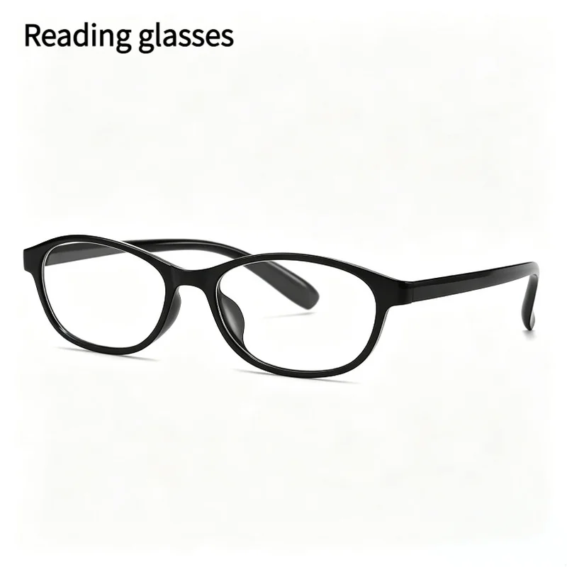 Oval simple fashionable glasses Korean version style men and women middle-aged and elderly reading glasses