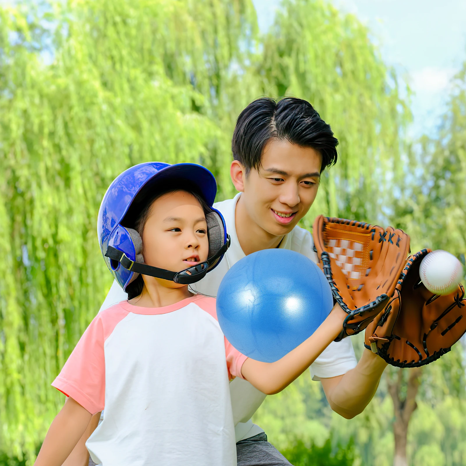 

4 Pcs Baseball Training Balls Connection Softball Arm PVC Plastic Batting Pitching Drills Flexibility Strength