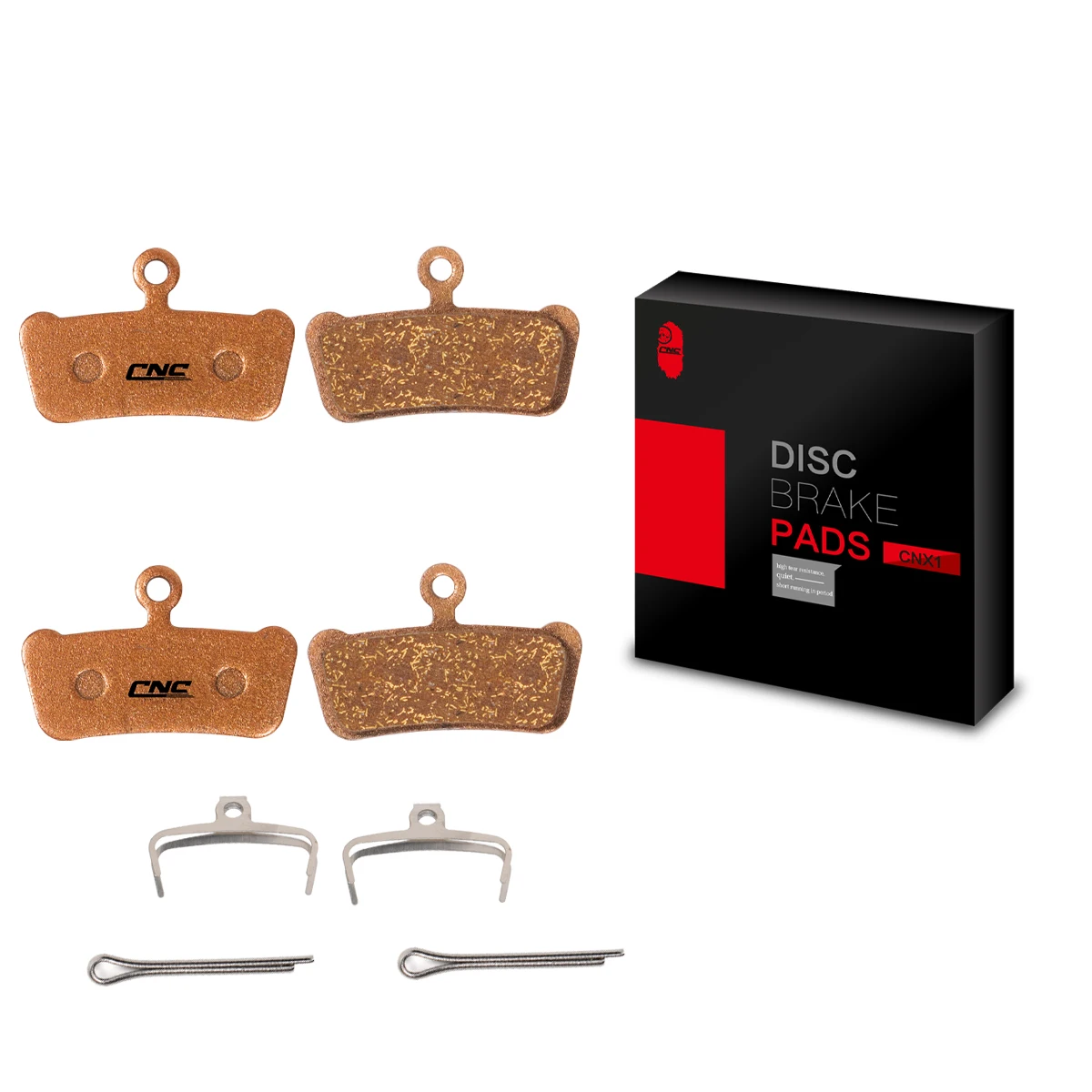 SUNTNUR Ceramic Bicycle Brake Pads For SRAM GUIDE RSC / RC / R XO AVID E7 E9 Trail 4 Pistons 2 Pair