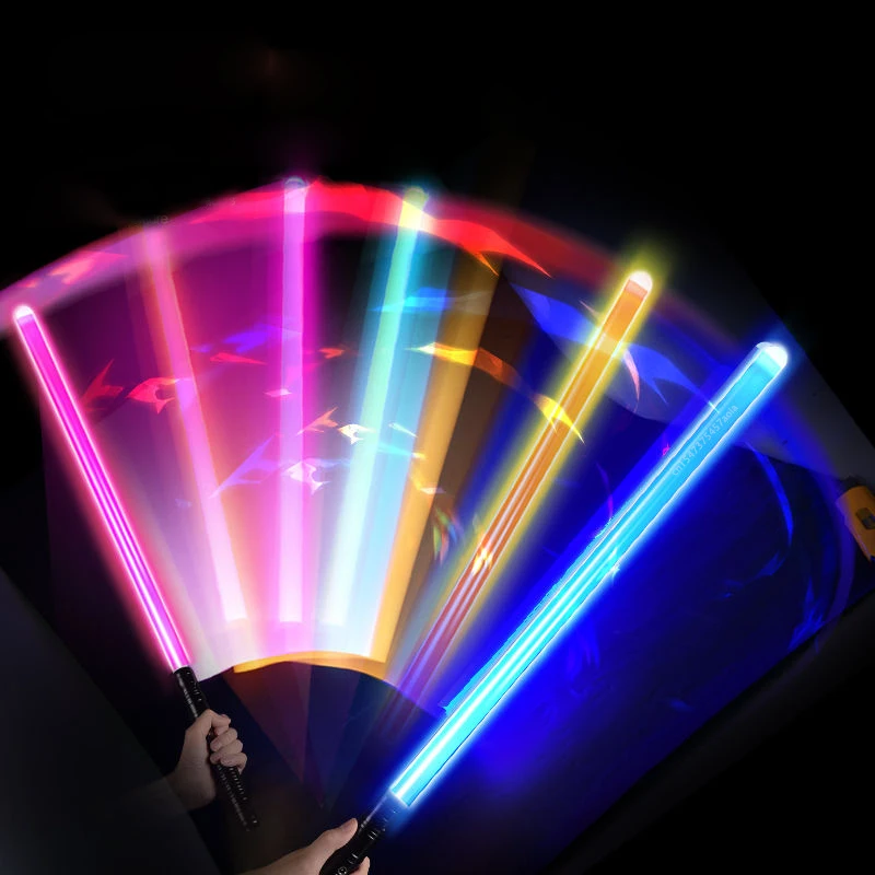 ホットrgb金属ライトセーバーレーザー剣のおもちゃライトサーベルエスパーダbrinquedosセイバー · デ · ルスjuguetes kpop lightstick zabawki oyuncak