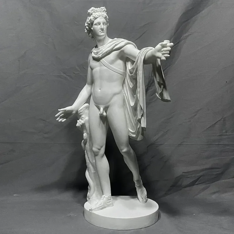 Apollo Sculpture Greek Fiberglass Statue Large Soft Decoration Art Museum Garden Decorative Art