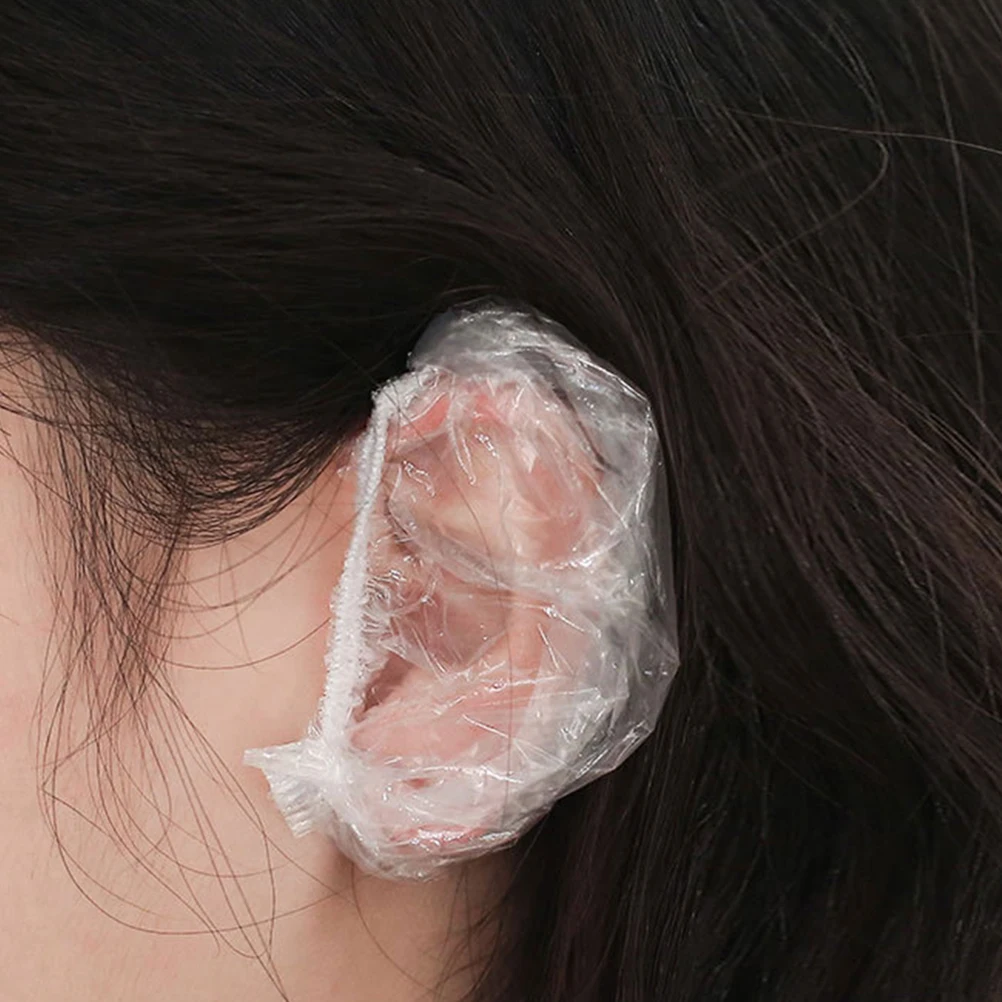 

Portable Hair Dye Set Purple Shower Cap Gloves Ear Covers Kit Hair Oil Applicator Flexible Dye Coloring Tools Safe Durable