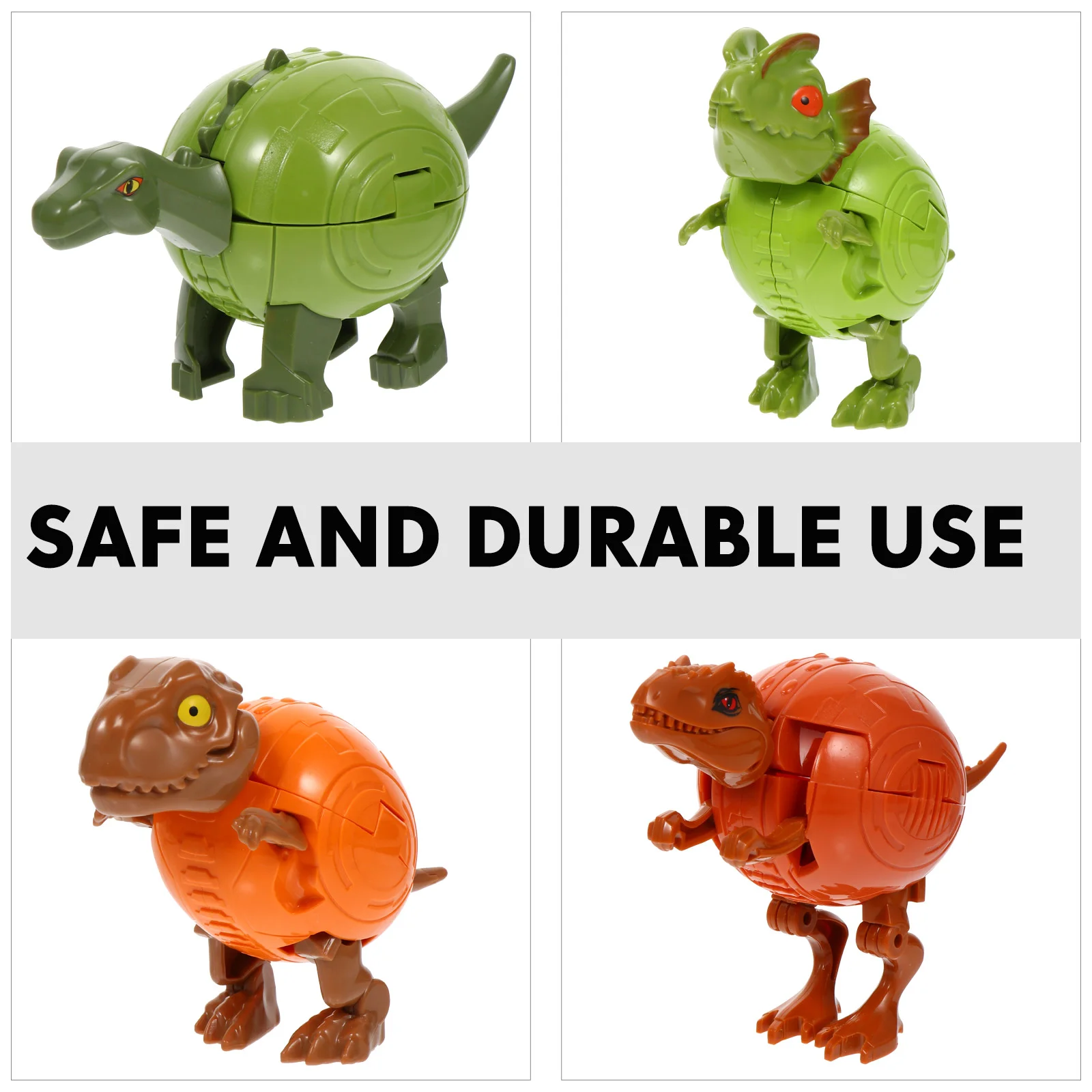 Dinossauro transformar brinquedo alta simulação vários estilos crianças cognição abs material forte crianças brinquedo decoração de casa