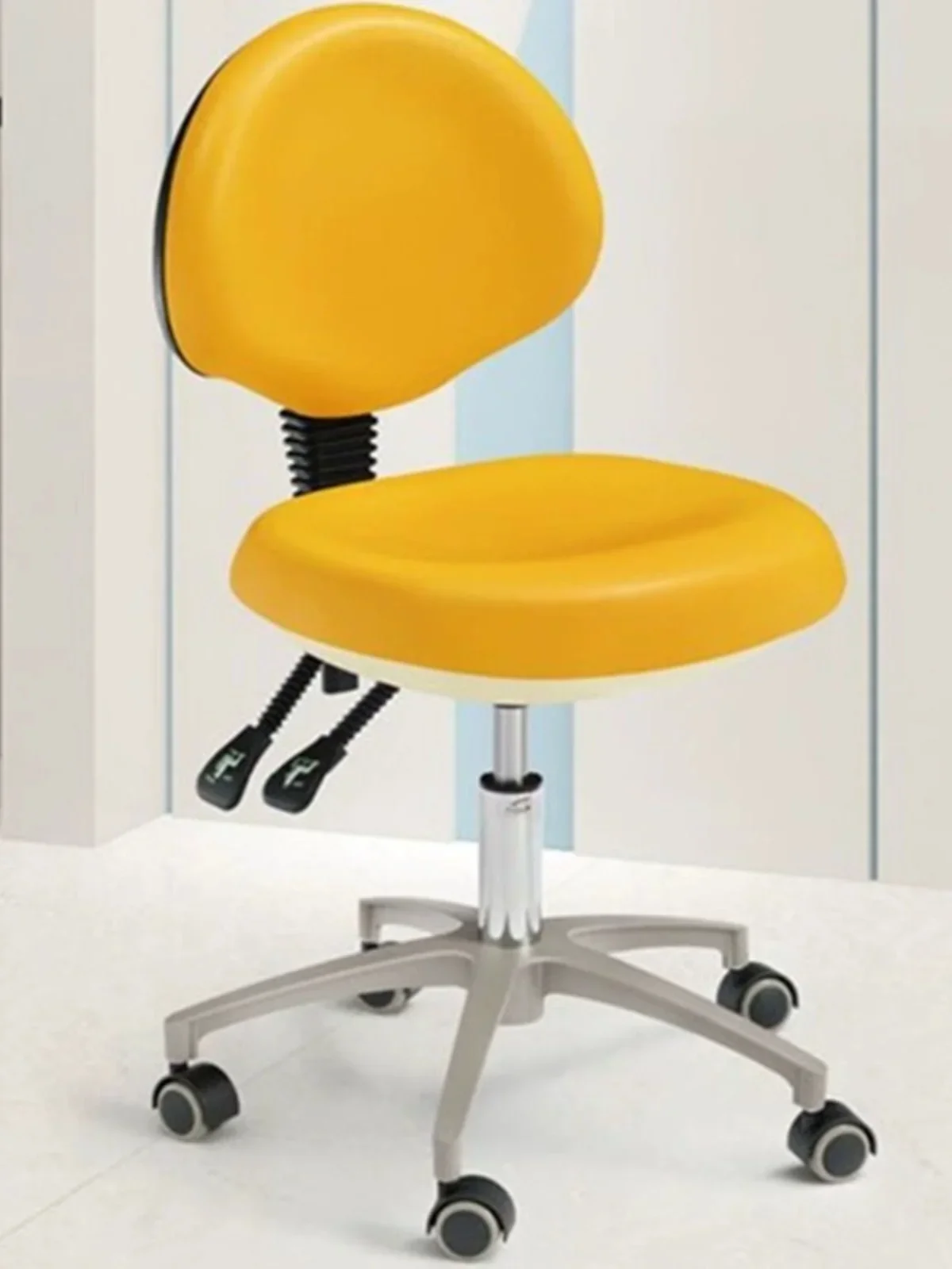 Beauty chair backrest rotating lifting beauty salon special dentist doctor assistant chair operating room stool pulley