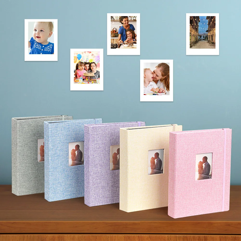 3 بوصة 208 جيوب لـ Fujifilm Instax Mini Film 12/11/8 ألبوم Instax الكوري لألبوم الصور حافظة صور فورية صغيرة للتخزين