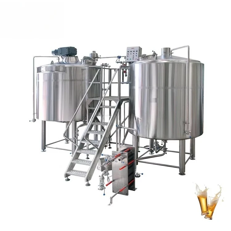Sus304 Customized Beer Brewing Equipment with   Fermentation Tank for Beer Brewing Factory and Brewery Use
