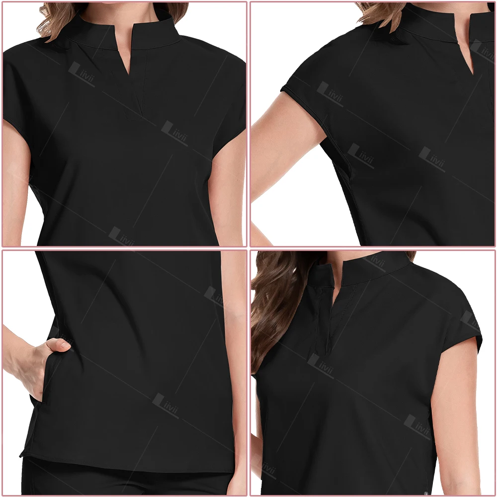 Uniforme médico e calça feminina, Conjunto cirúrgico, Pet Shop, Fato de salão de beleza, Doutor, Enfermeira, Uniforme de enfermagem, Vestuário de trabalho, Moda