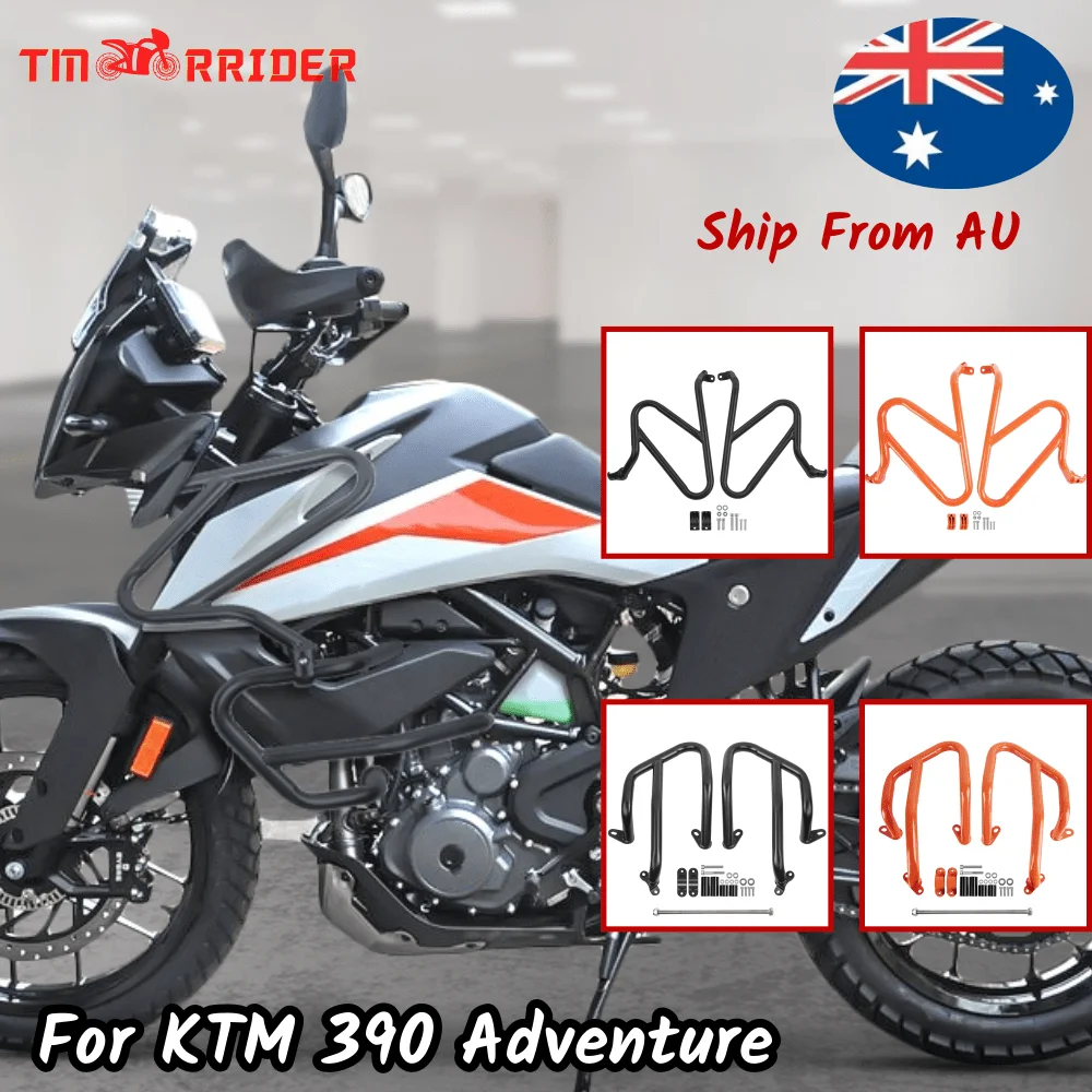 

For KTM 390 Adventure ADV 2020 2021 Crash Bar Engine Guard Frame Protector Bumper Falling Protection Motorcycle Accessories New