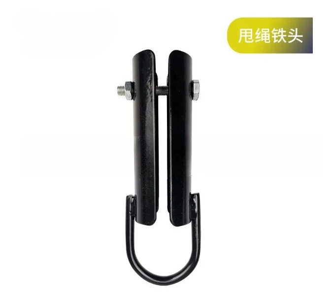 Climbing Rope Clamp Rig Attachment Hook 1.5 Inch Rope Clasp Fitness Strength Training Workout Accessory