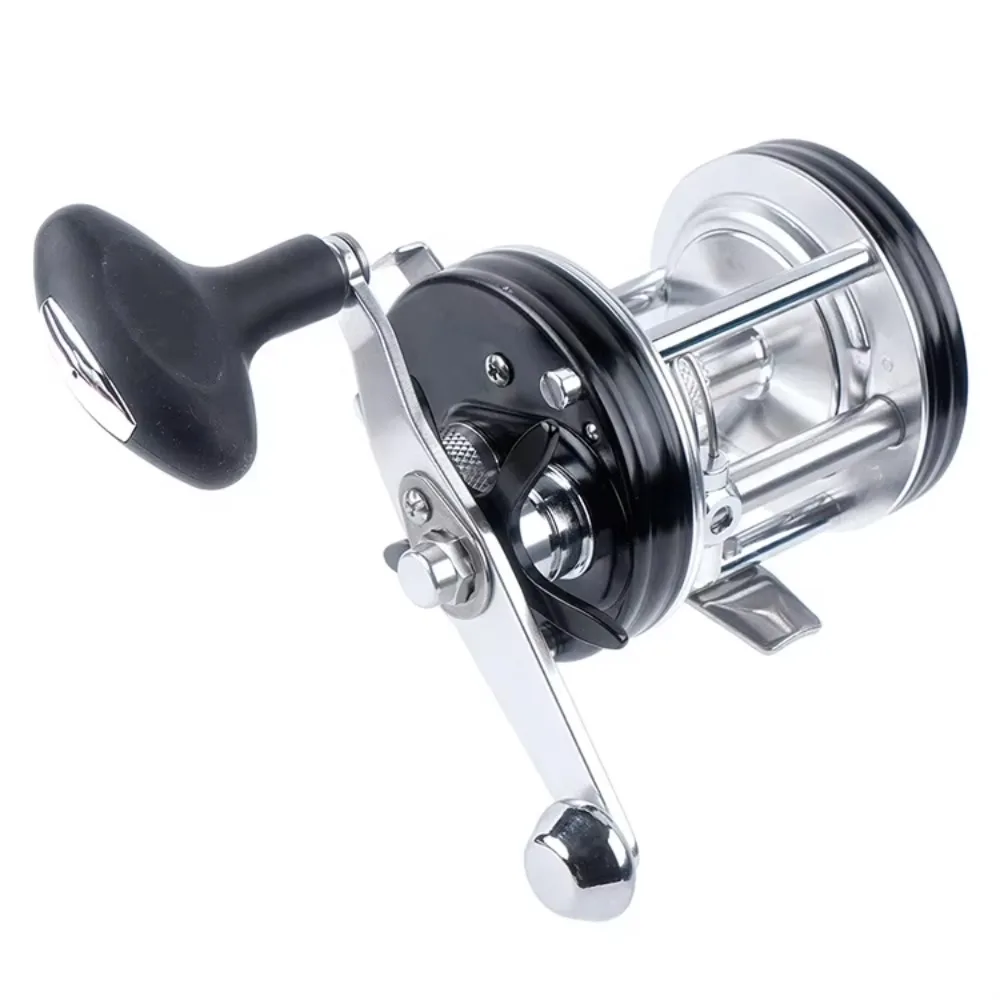 New drum boat sea line counter reel built-in line counter bait casting trolling reel fishing stainless steel
