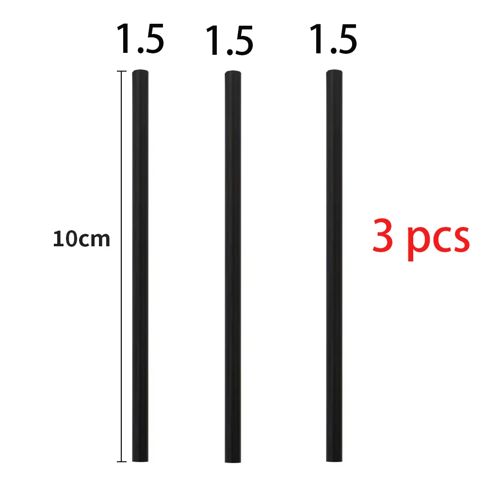 3 قطعة طقم تصليح قضيب الصيد ألياف الكربون العصي القطب بناء عدة 1 مللي متر-10 مللي متر x 10 سنتيمتر لأجزاء قصبة صيد خشبية كسر