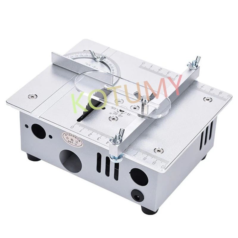 Mini Bench Saw Small Household DIY Cutting Machine Woodworking Table Saws 24V 63mm Blade Electric Desktop Saws PCB Model Cutting