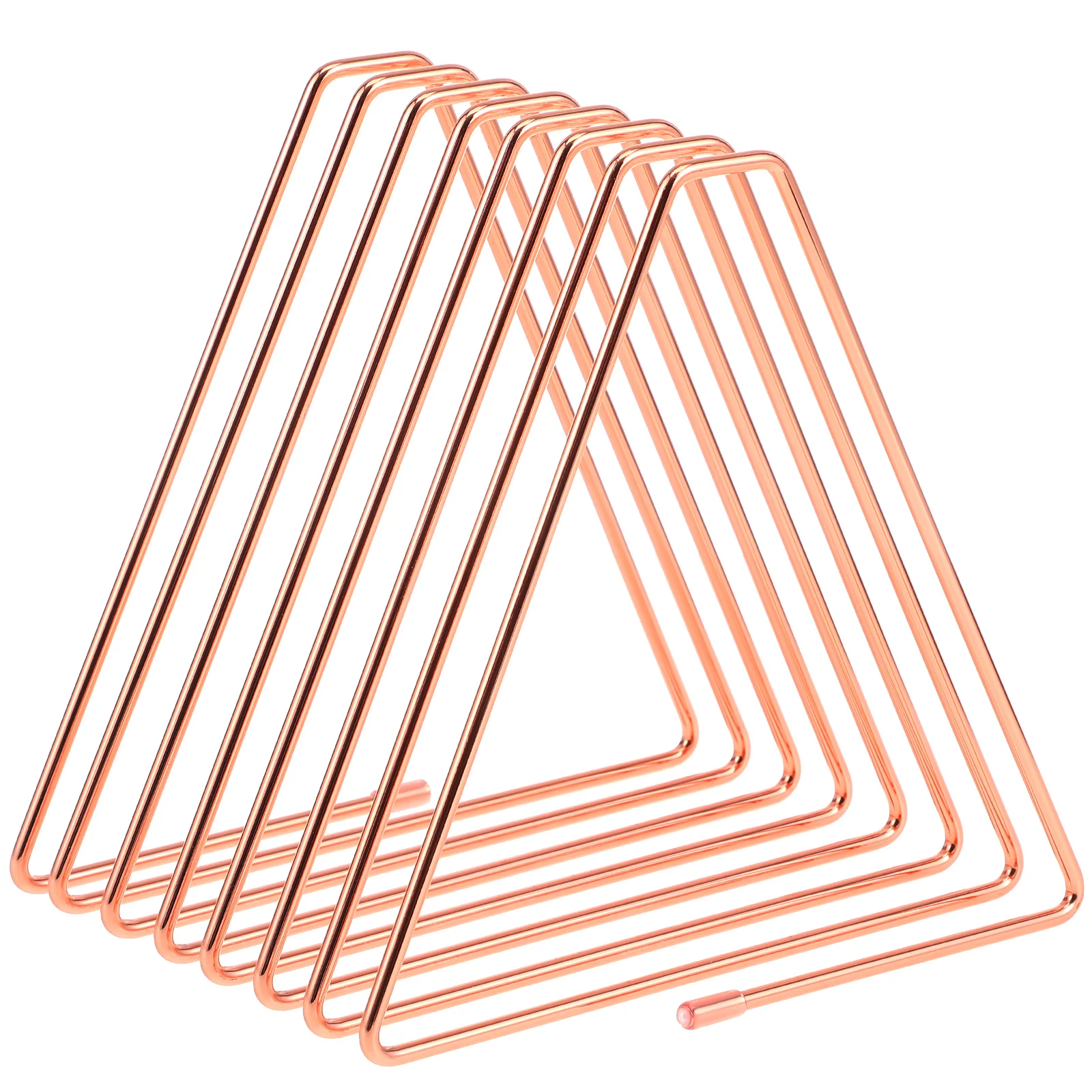 

Metal Telescopic Bookshelf Triangle File Holder Stand Desktop Album Rack Magazine Organizer Fold Vinyl Record Dividers