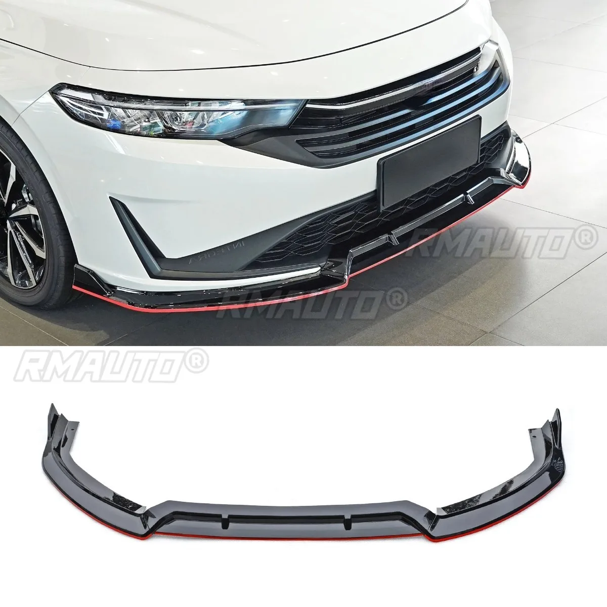 

For Honda Integra 2025+ Car Front Bumper Spoiler Lip Diffuser Modification Part Bumper Guard Protector Cover Car Accessories