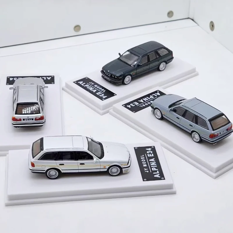 

JY Model Diecast 1/64 Scale ALPINA E34 Station Wagon Alloy Car Model Adult Children Collectibles Souvenirs Gifts Static Display