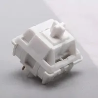 FEKER White Marble Switch V2 42 gf 5 Pins HiFi Linear Switches Mechanical Keyboard 20mm Spring Gaming DIY MX Switch lubricated