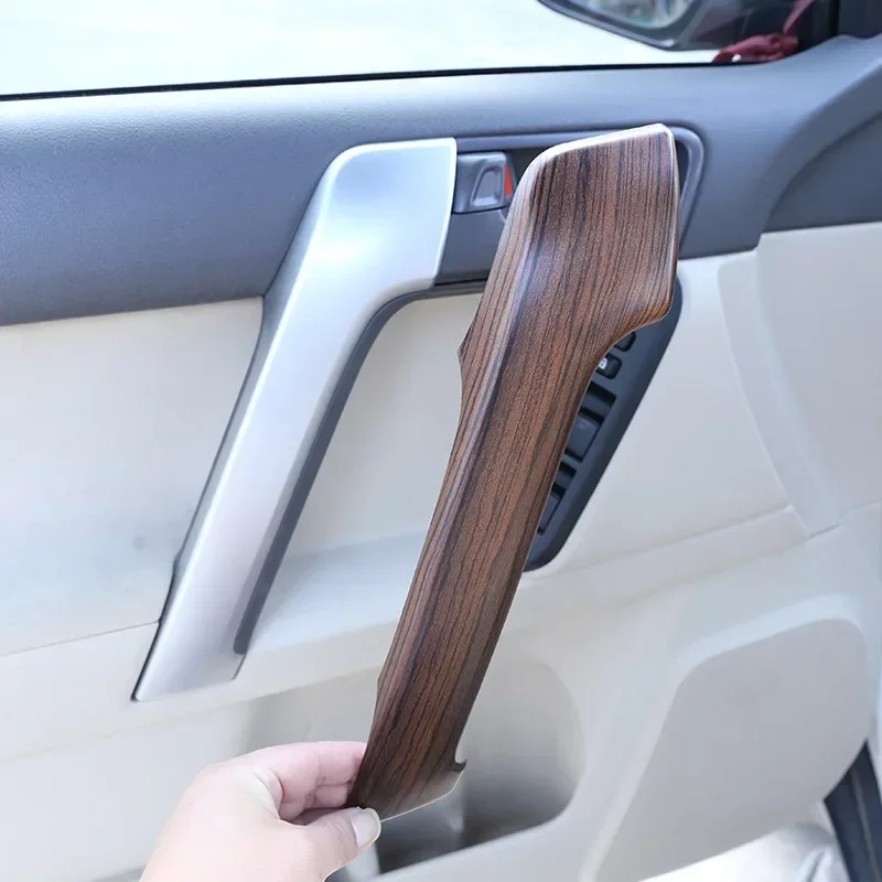 

For Toyota Land Cruiser Prado 150 2010-2018 Interior Car Accessories ABS Carbon Fiber Car Inner Door Handle Cover Trim Stickers