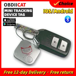 Obdiicat-ミニBluetoothスマートキートラッキング,車のキーロケーター,リモート盗難装置,GPSトラッカー,最新バージョン