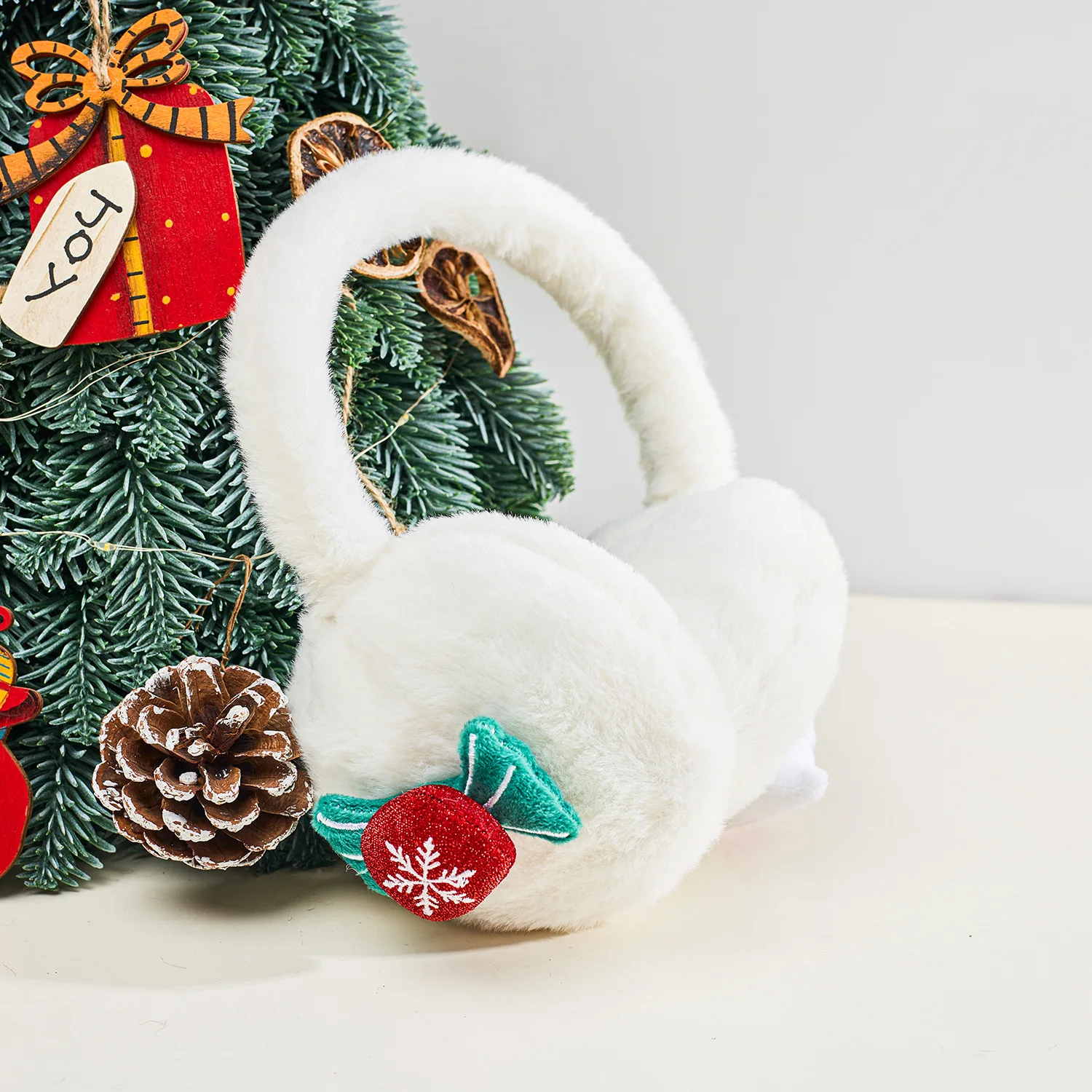 

Christmas Plush Earmuffs For Cute Women Winter Stretchable Warm Earbuds Anti Cold Ear Covers Ear Warmers Ear Bags 4e001