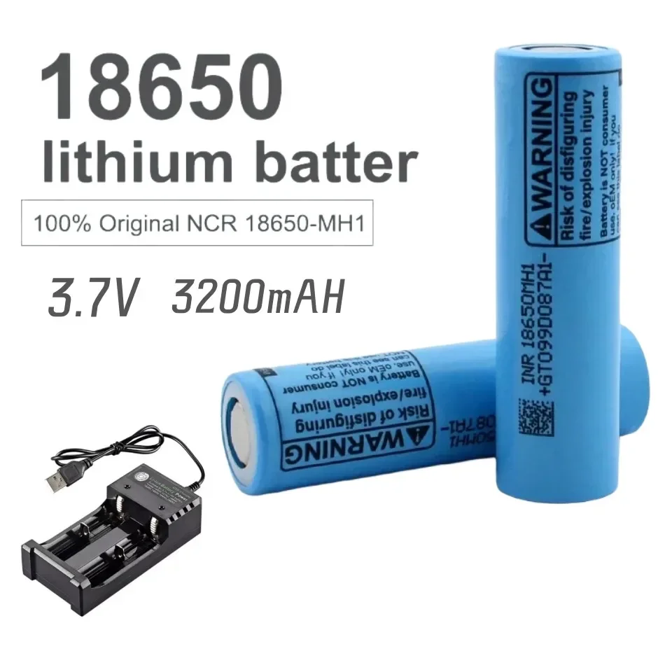 2024 for LG18650MH1 3.7 V, 2000/3200 MAh Rechargeable Lithium Battery 100% Capacity